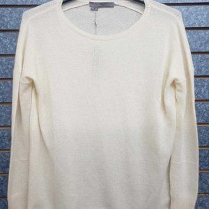 360CASHMERE Womens Beige Sweater Size Small